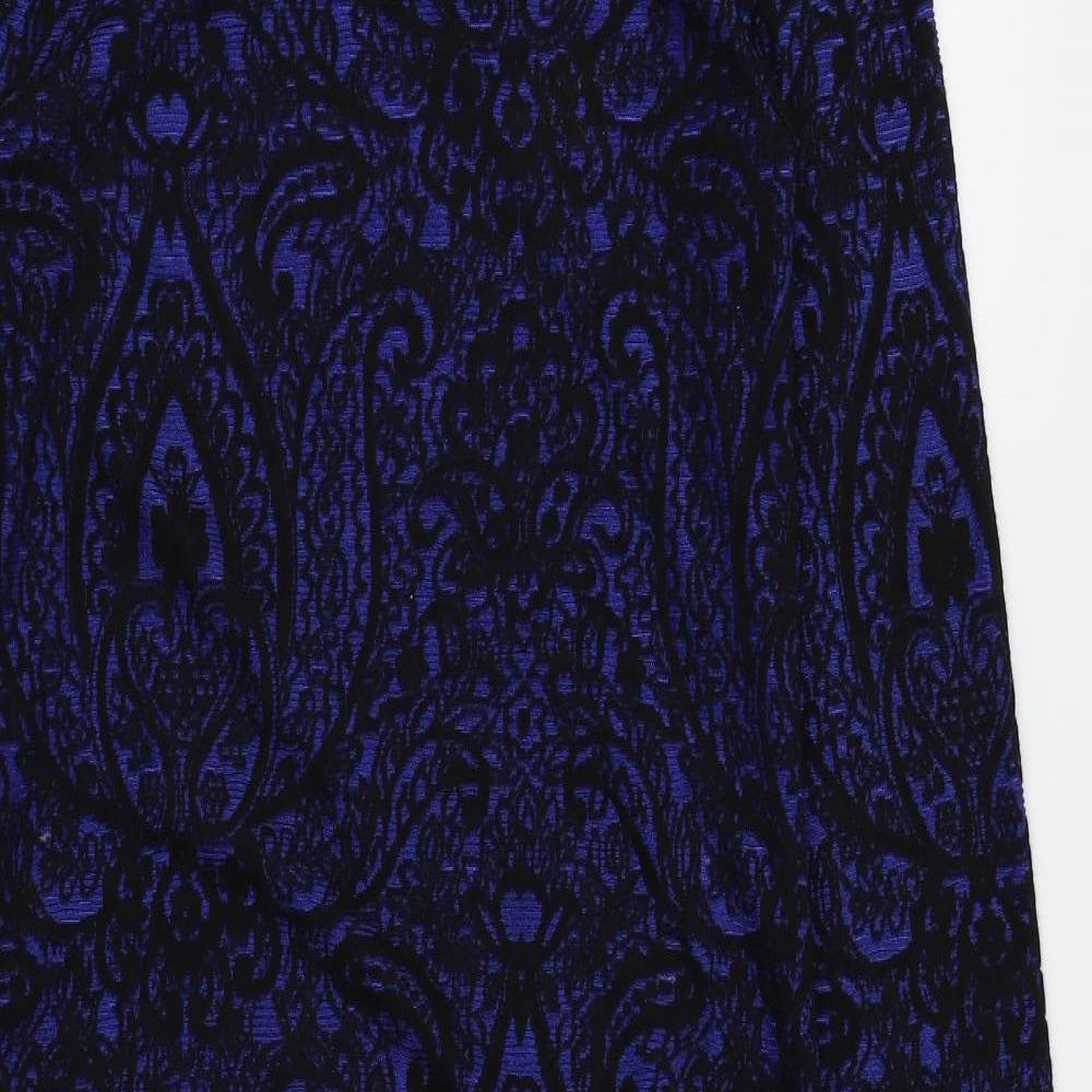VERO MODA Womens Blue Floral  T-Shirt Dress  Size S