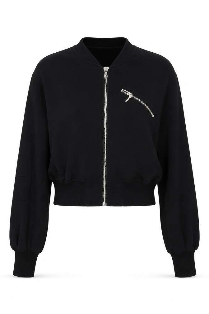 H&M Womens Black   Full Zip Jumper Size 6