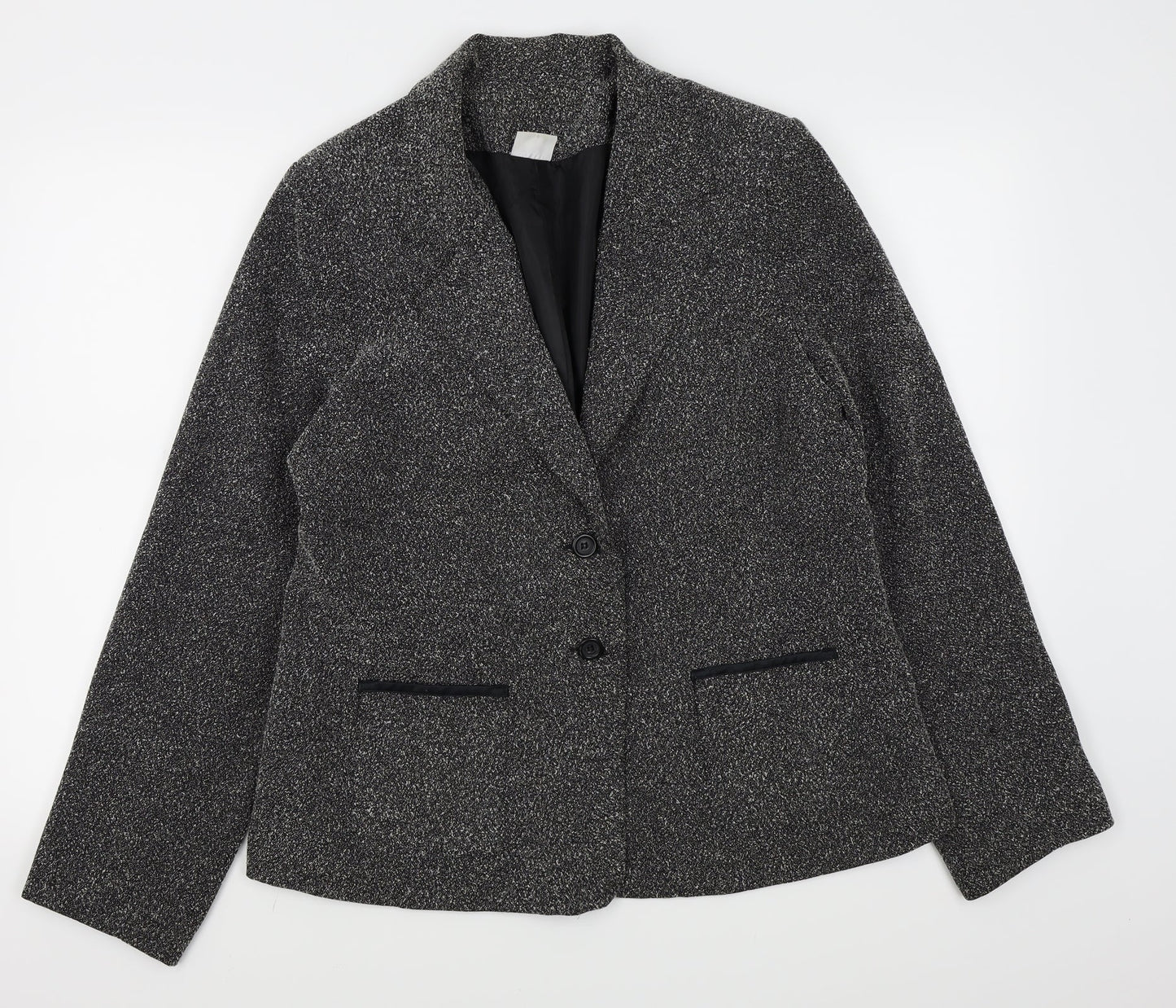 Edition Womens Black   Jacket Blazer Size 18
