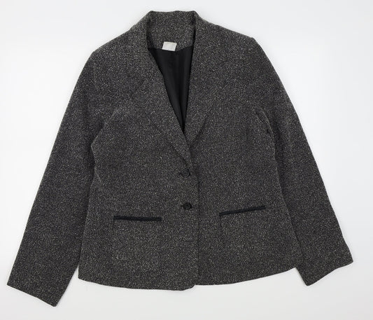 Edition Womens Black   Jacket Blazer Size 18
