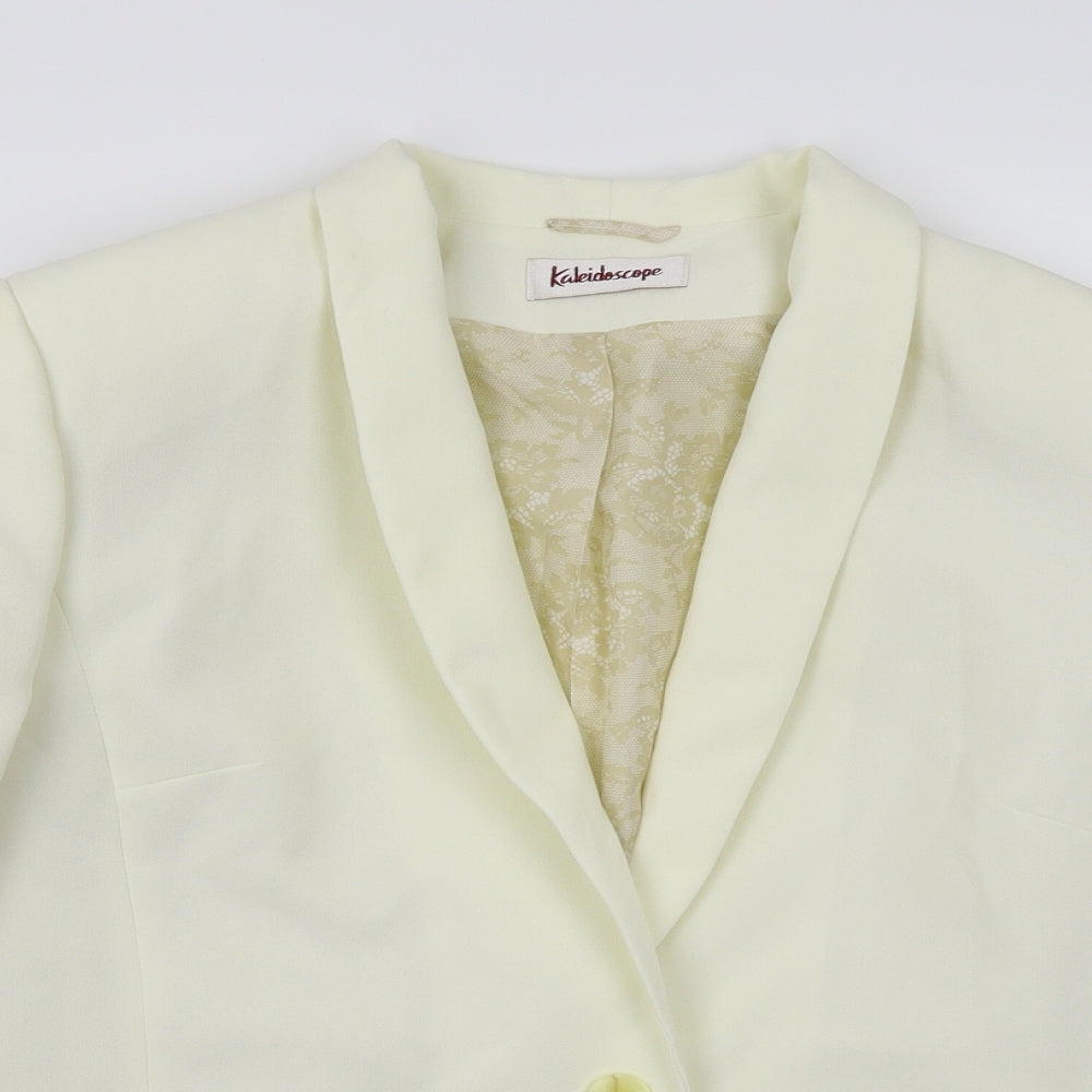 Kaleidoscope Womens White   Jacket Blazer Size 18
