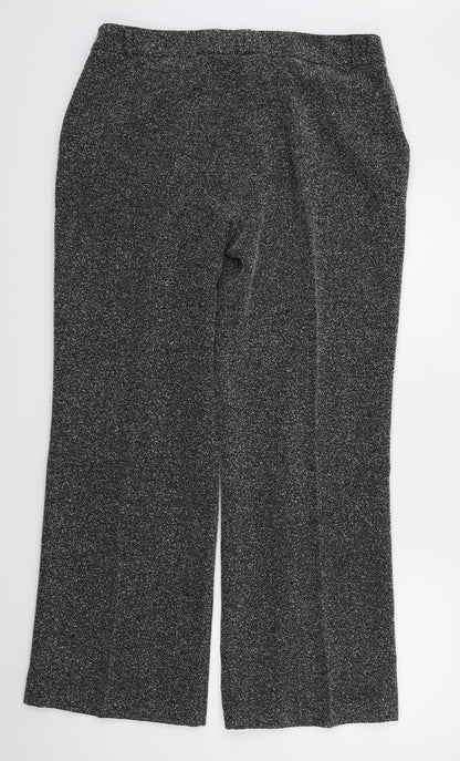 Editions Womens Grey   Trousers  Size 16 L30 in