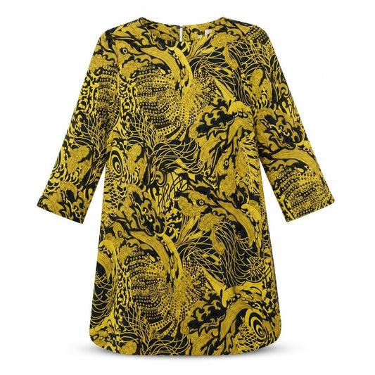 H&M Womens Green Floral  A-Line  Size 36