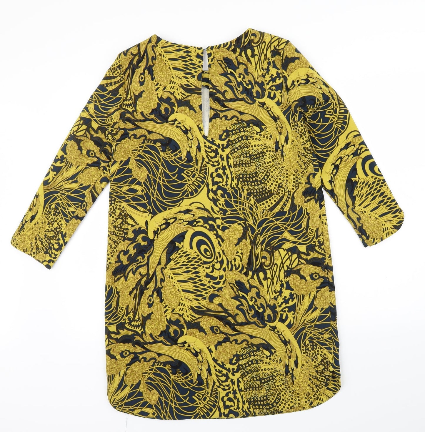 H&M Womens Green Floral  A-Line  Size 36