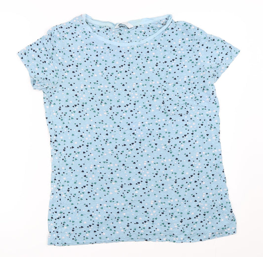 Marks and Spencer Womens Blue Solid  Top Pyjama Top Size 14