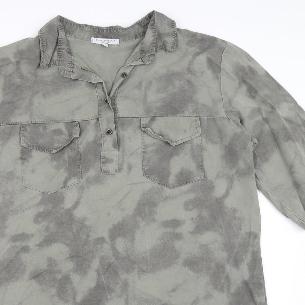 Collezione Gaia Womens Grey   Shift  Size L