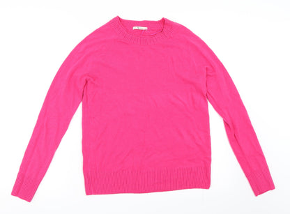 Preloved TU Womens Pink   Pullover Jumper Size 12 - Front