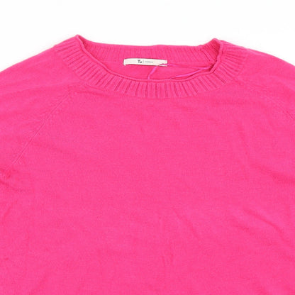Preloved TU Womens Pink   Pullover Jumper Size 12 - Detail