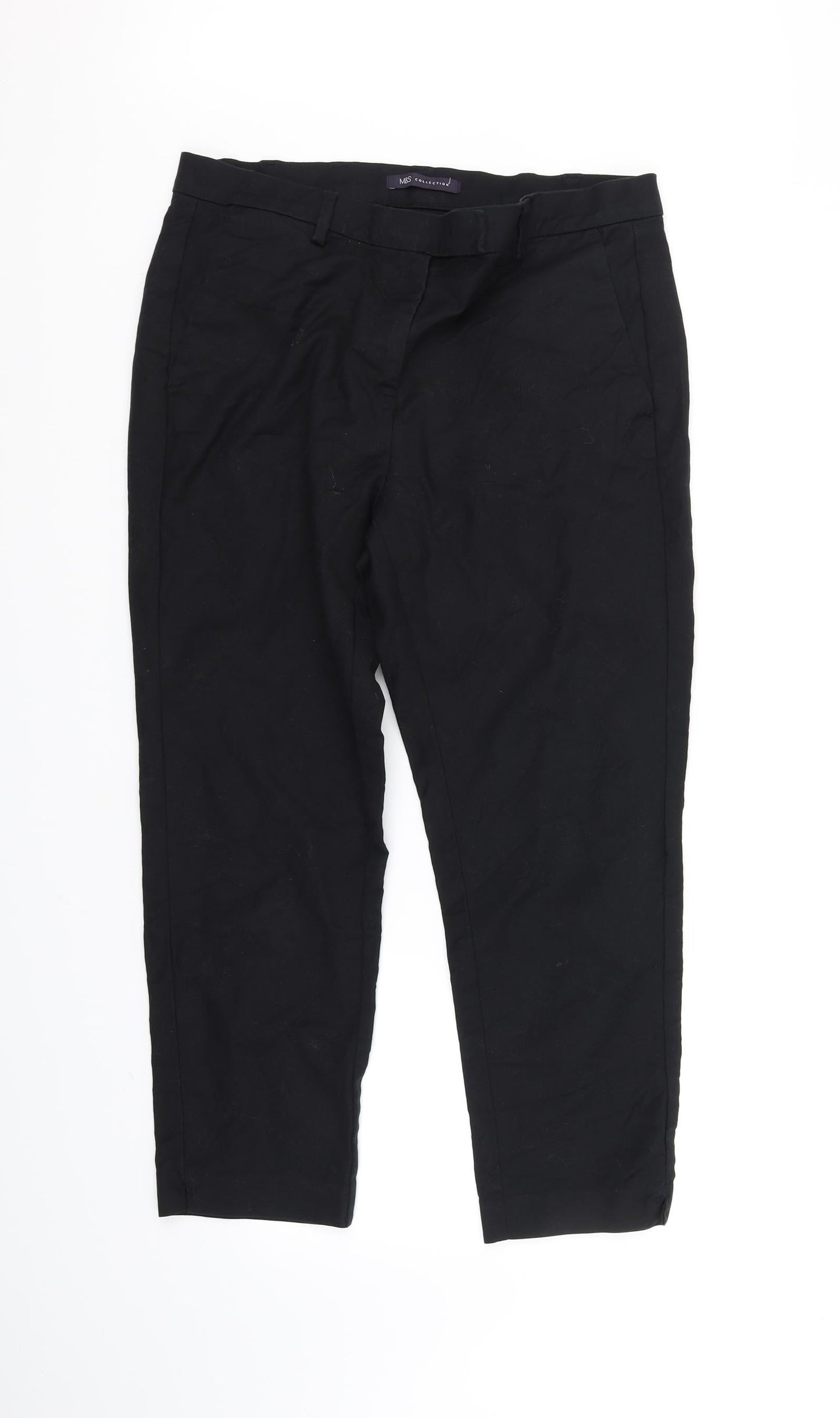 Marks and Spencer Womens Blue   Trousers  Size 14 L27 in