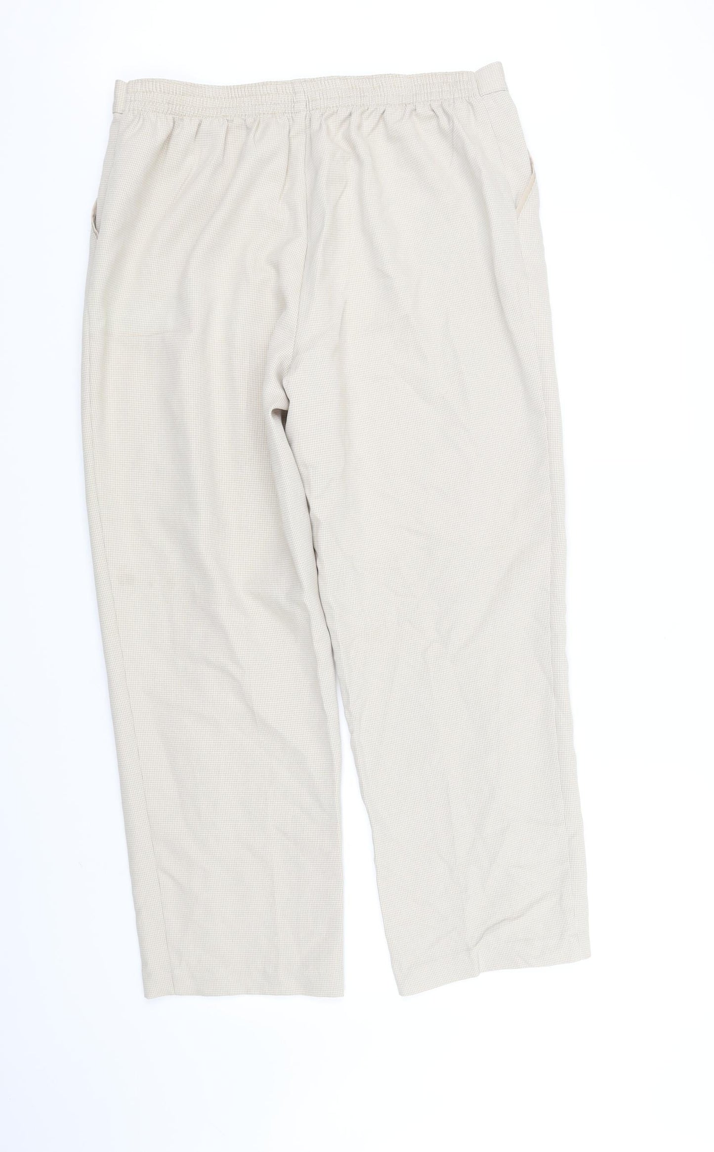 Marks and Spencer Womens Beige   Trousers  Size 14 L30 in