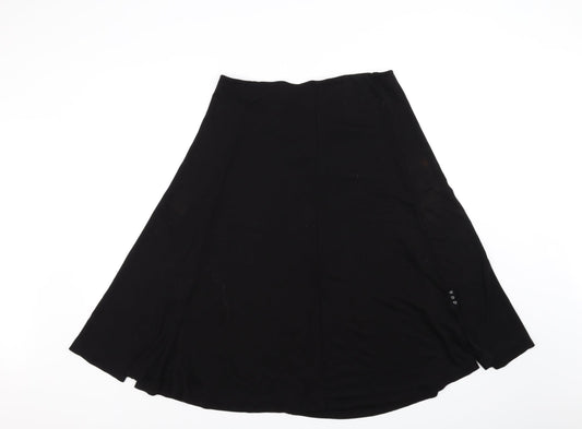 Preworn Womens Black   Flare Skirt Size 32 in