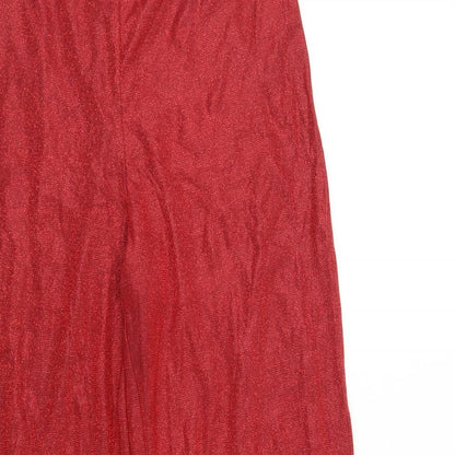 Cherry Koko Womens Red   Trousers  Size L L32.5 in