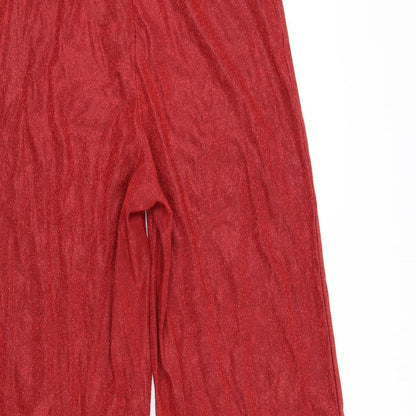Cherry Koko Womens Red   Trousers  Size L L32.5 in