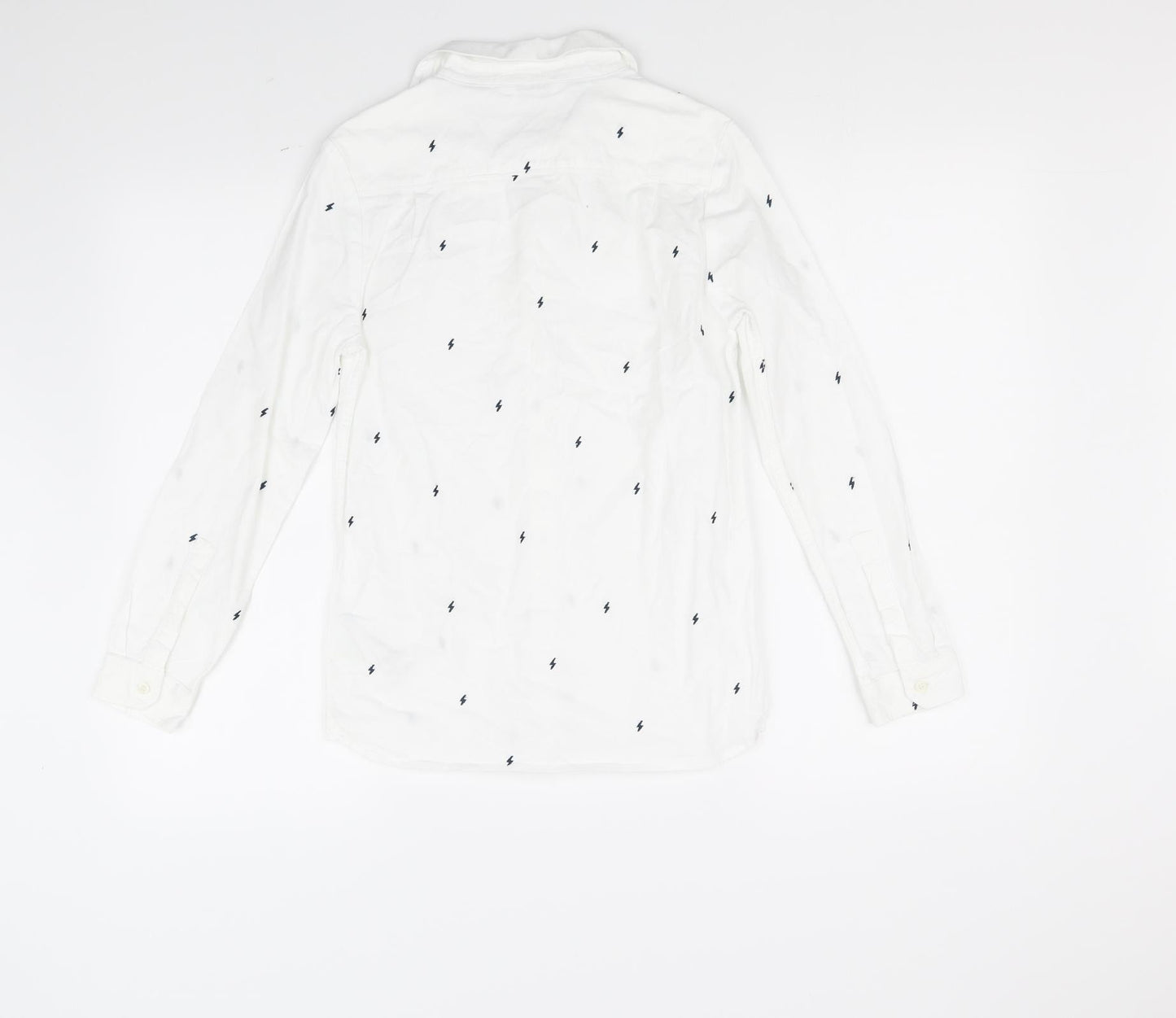 Marks and Spencer Girls White   Basic Button-Up Size 11-12 Years