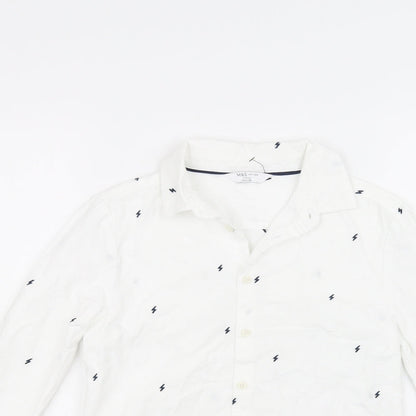 Marks & Spencer Girls White   Basic Button-Up Size 11-12 Years