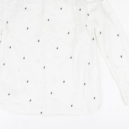 Marks & Spencer Girls White   Basic Button-Up Size 11-12 Years