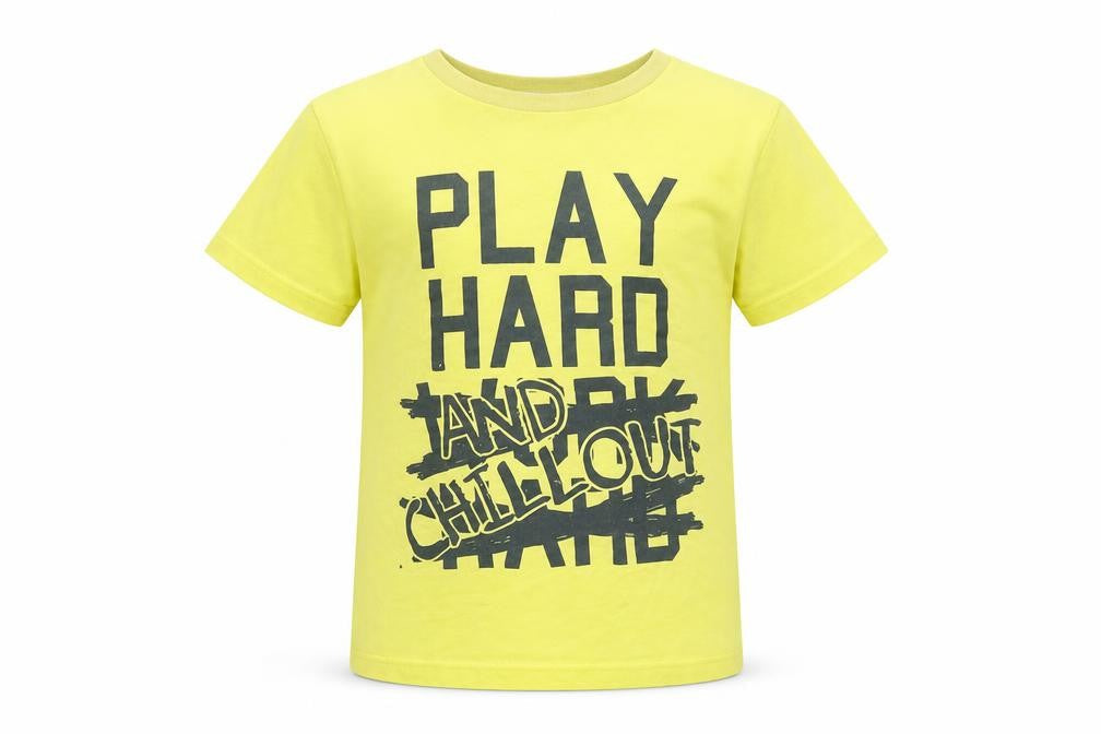 rebal Girls Yellow   Basic T-Shirt Size 7-8 Years