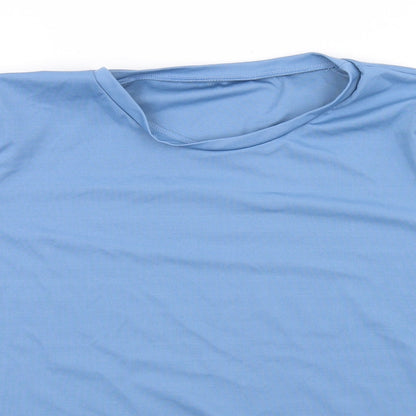 Boohoo Womens Blue   Basic T-Shirt Size M