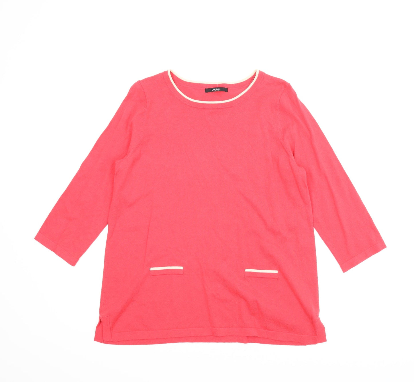 George Womens Pink   Pullover Jumper Size 14