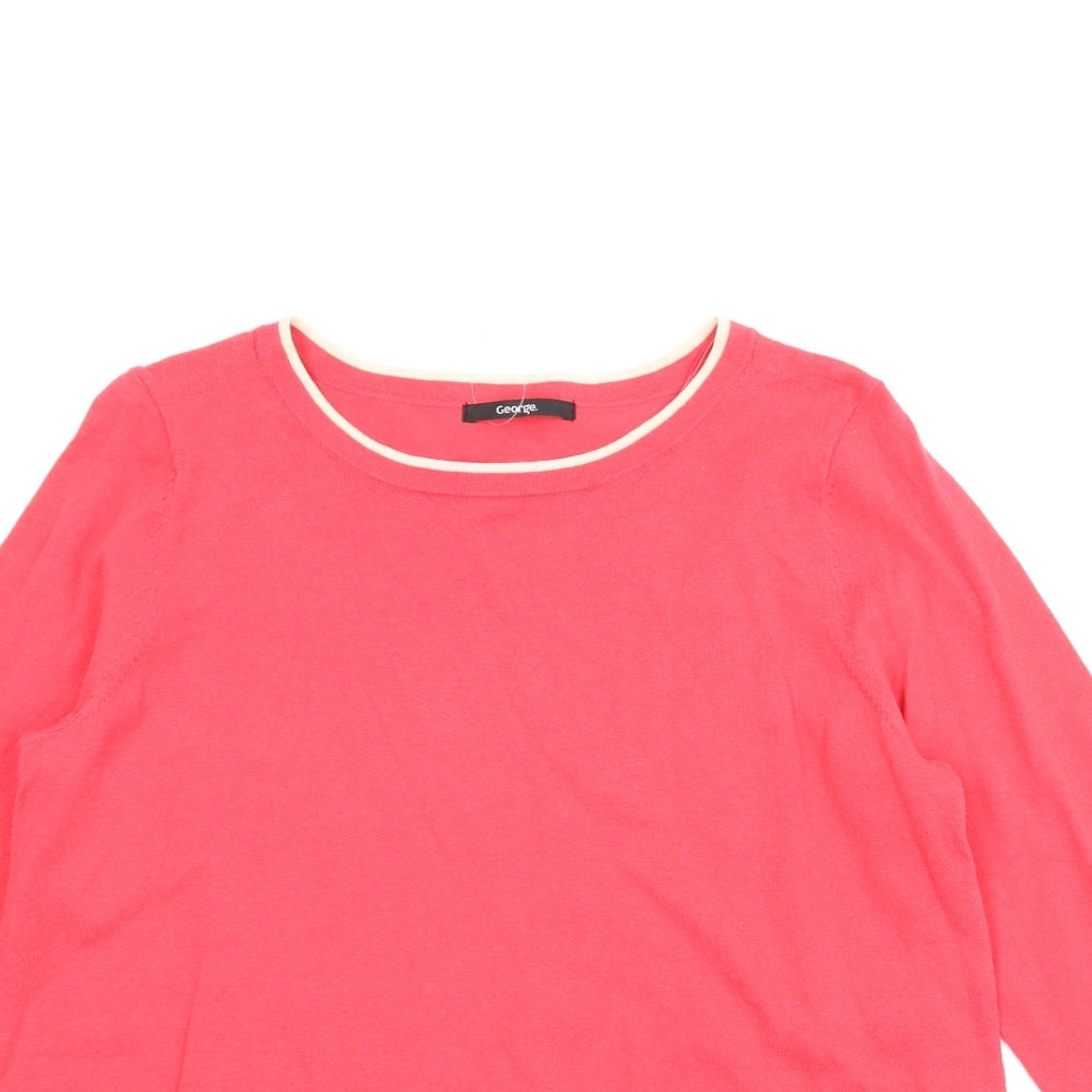 George Womens Pink   Pullover Jumper Size 14