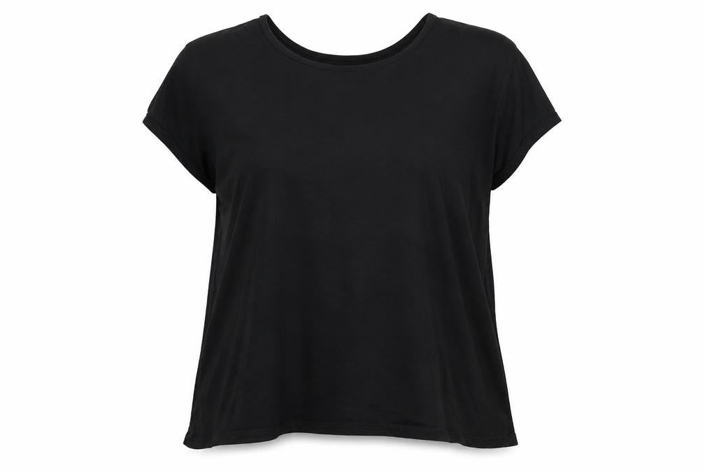luxe luxueux  Womens Black   Basic T-Shirt Size XS