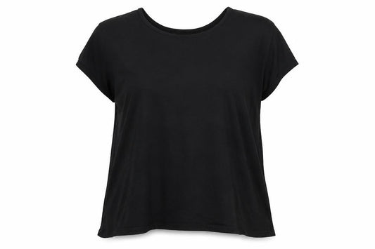 luxe luxueux  Womens Black   Basic T-Shirt Size XS
