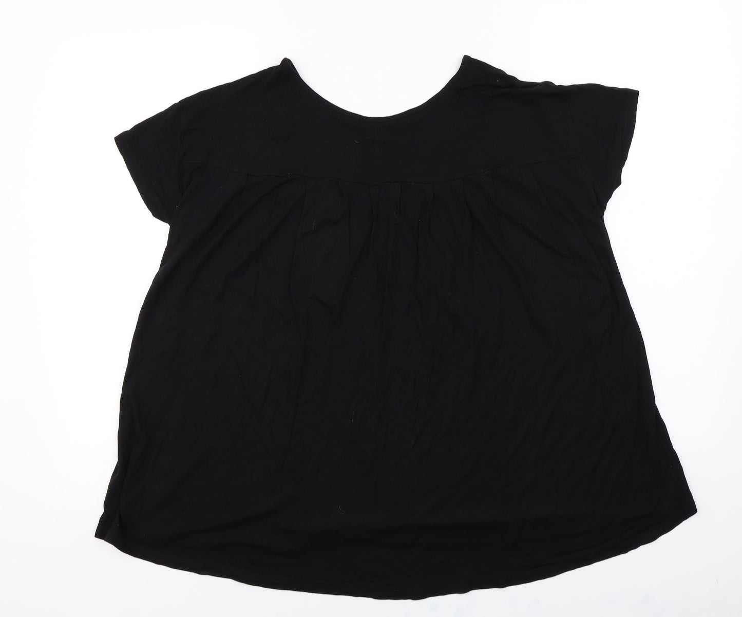 luxe luxueux  Womens Black   Basic T-Shirt Size XS