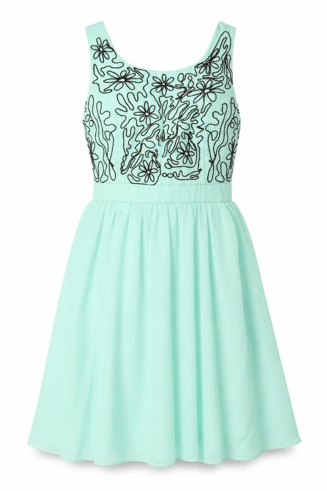 Pink Boom  Womens Green   A-Line  Size S