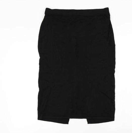 H&M  Womens Black   A-Line Skirt Size M