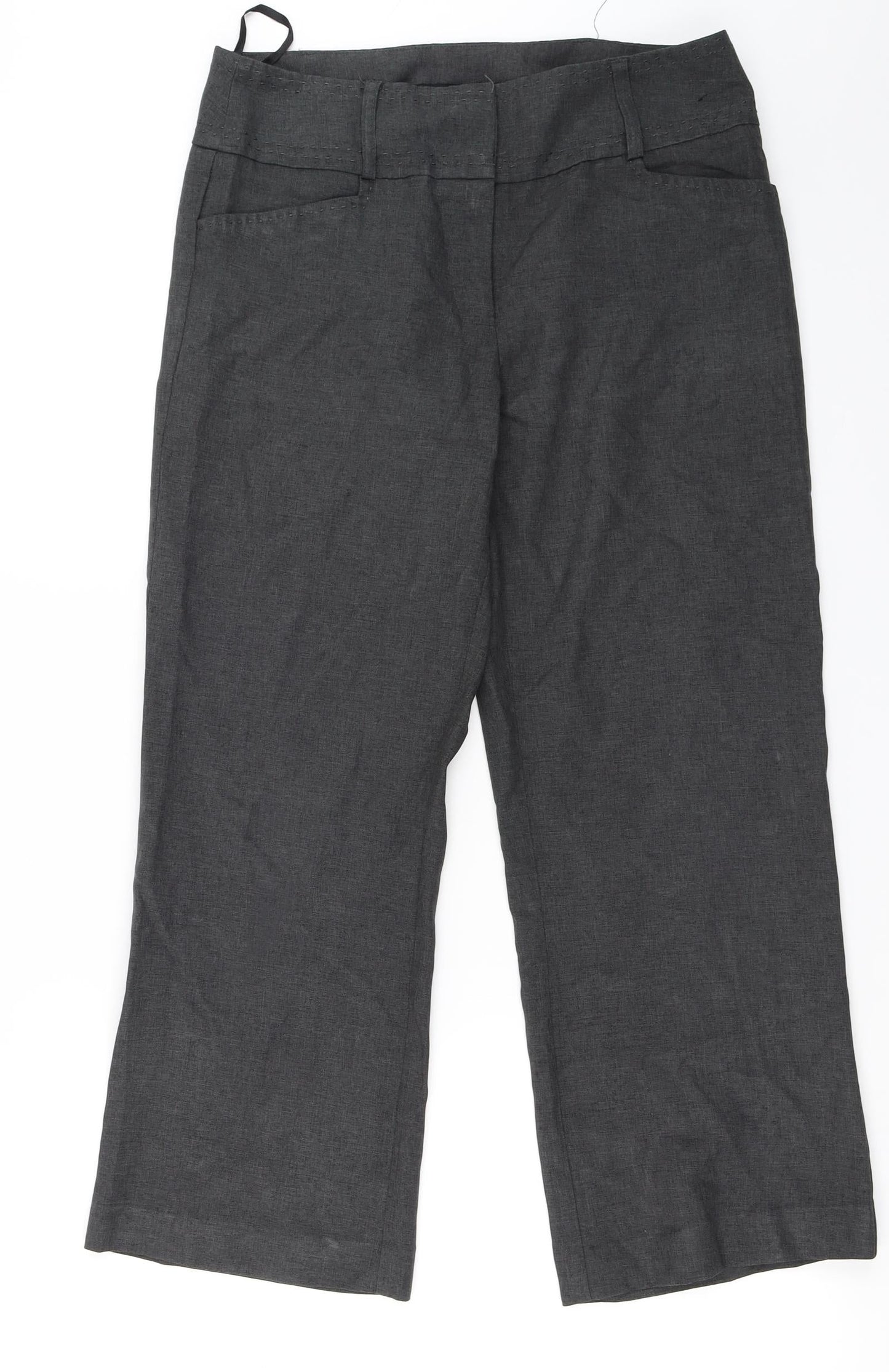 Atmosphere  Womens Grey   Trousers  Size 10 L25 in