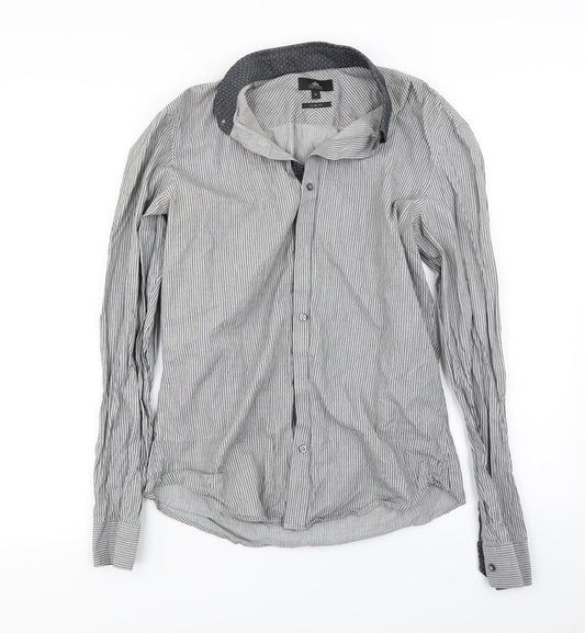 NEXT  Mens Grey    Button-Up Size M