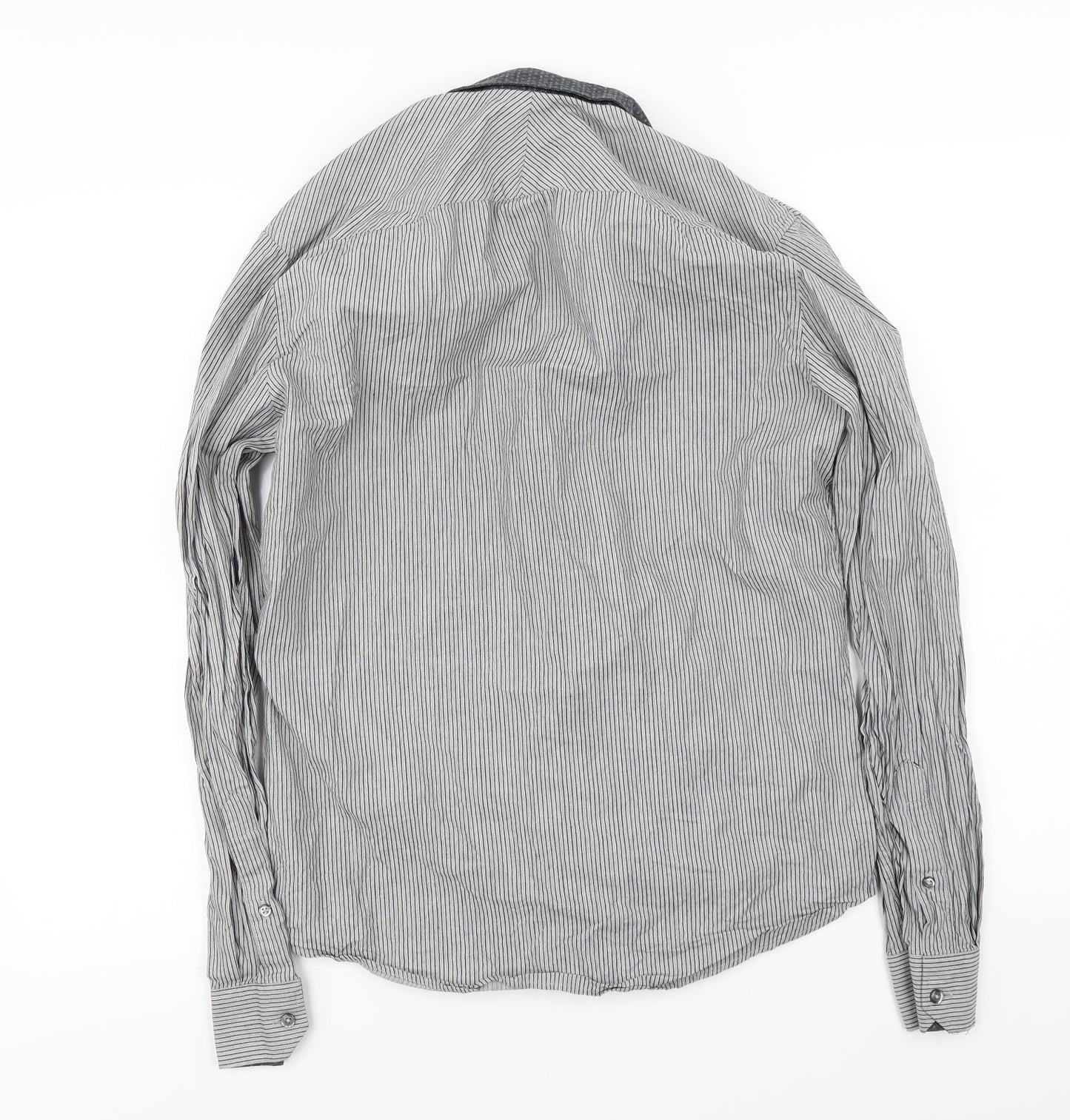 NEXT  Mens Grey    Button-Up Size M