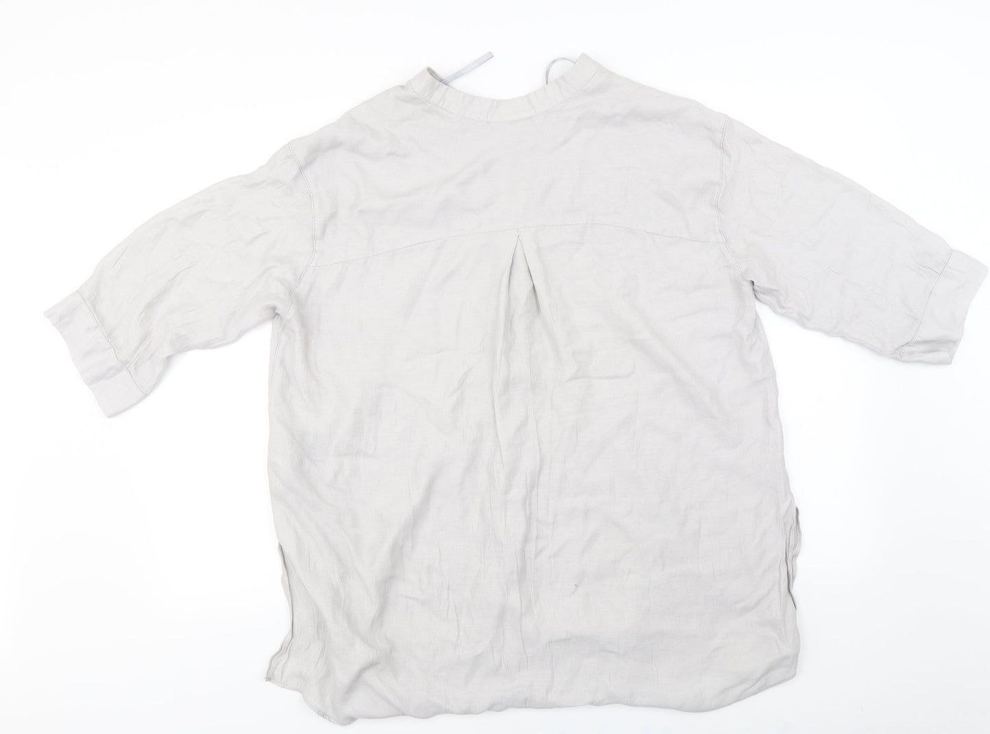 live  Womens Grey   Basic T-Shirt Size 16