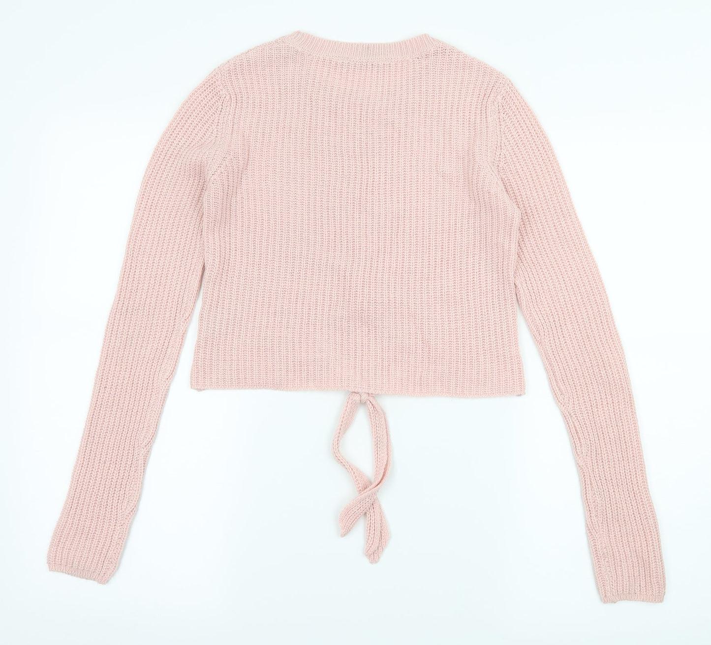 Select Womens Pink  Knit Pullover Jumper Size 8