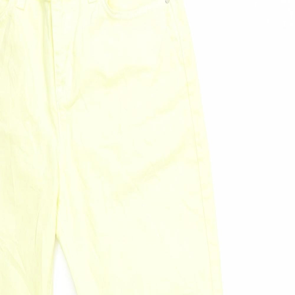 Preworn Womens Pink  Denim Skinny Jeans Size 10 L29 in