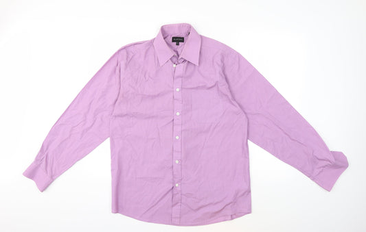 Burton Mens Purple    Button-Up Size 15.5