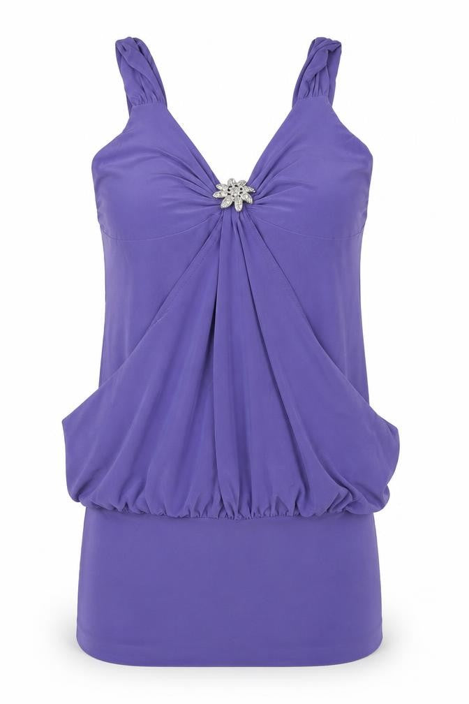 Quiz Womens Purple   Basic Blouse Size 12