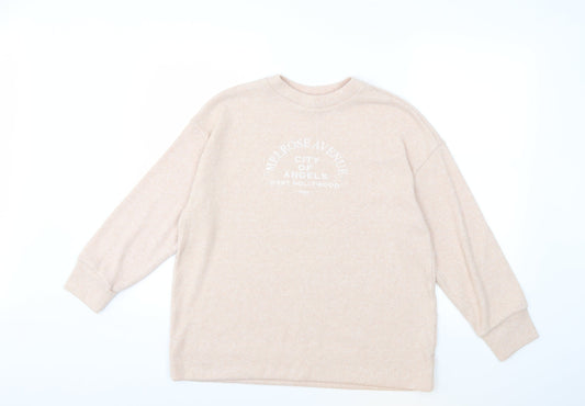 F&F Womens Pink  Knit Pullover Jumper Size XS