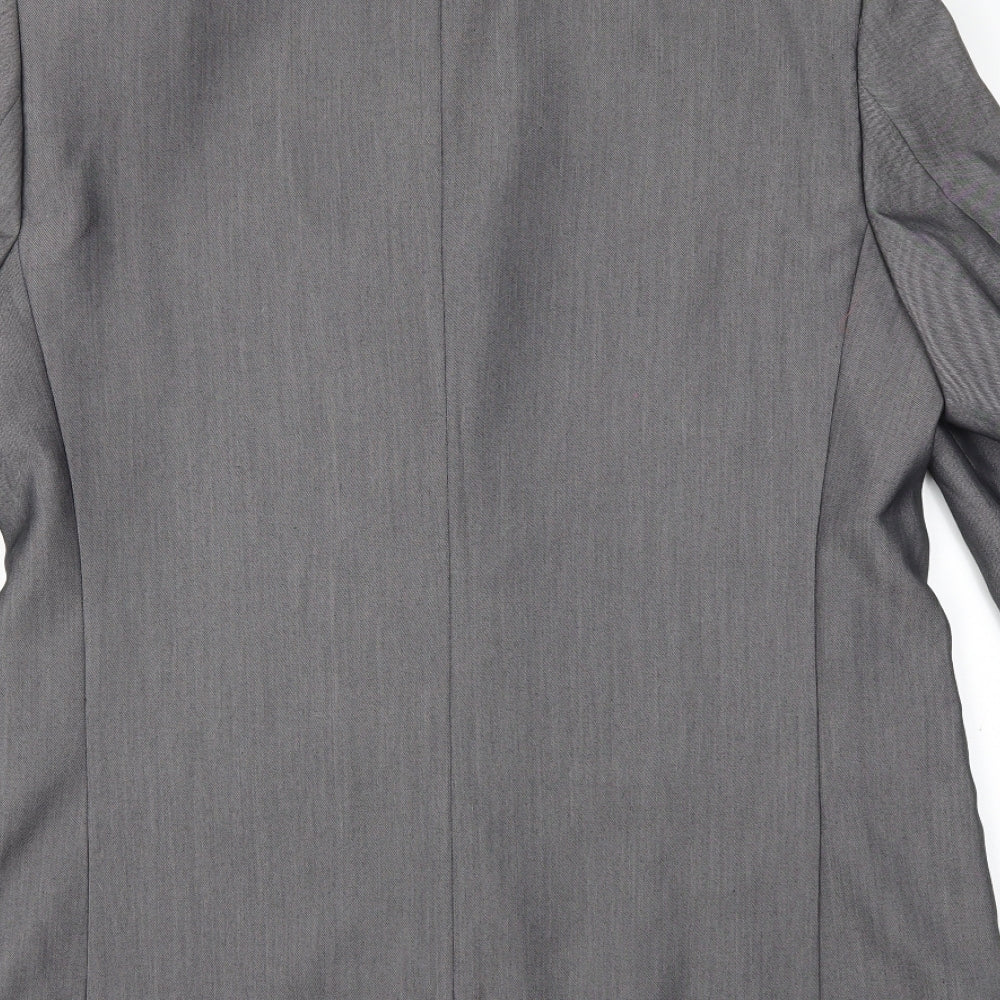 Aspen & Court Mens Grey   Jacket Suit Jacket Size 42
