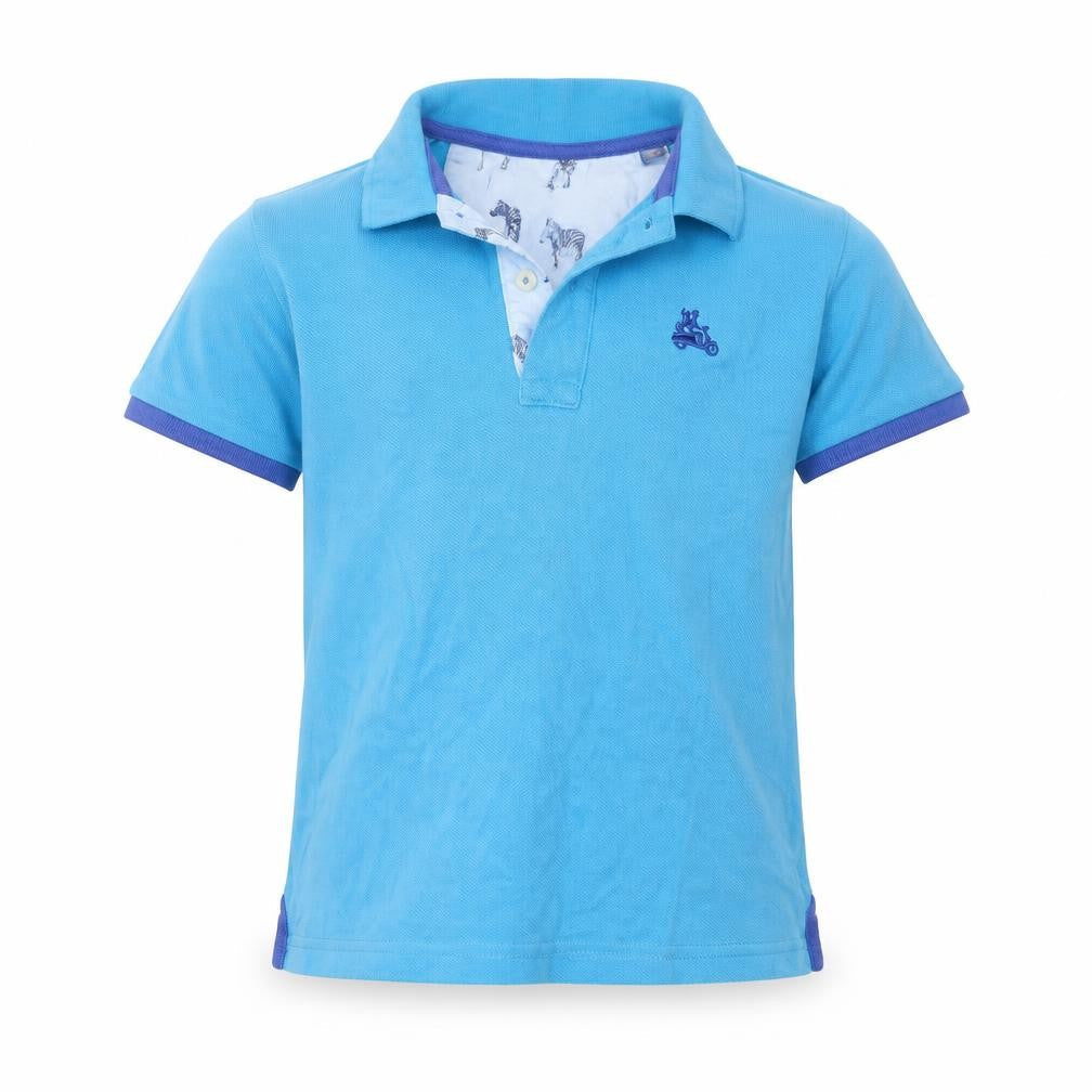 Simon Says Boys Blue   Basic Polo Size 5-6 Years