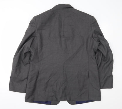 George Mens Grey   Jacket Suit Jacket Size 44