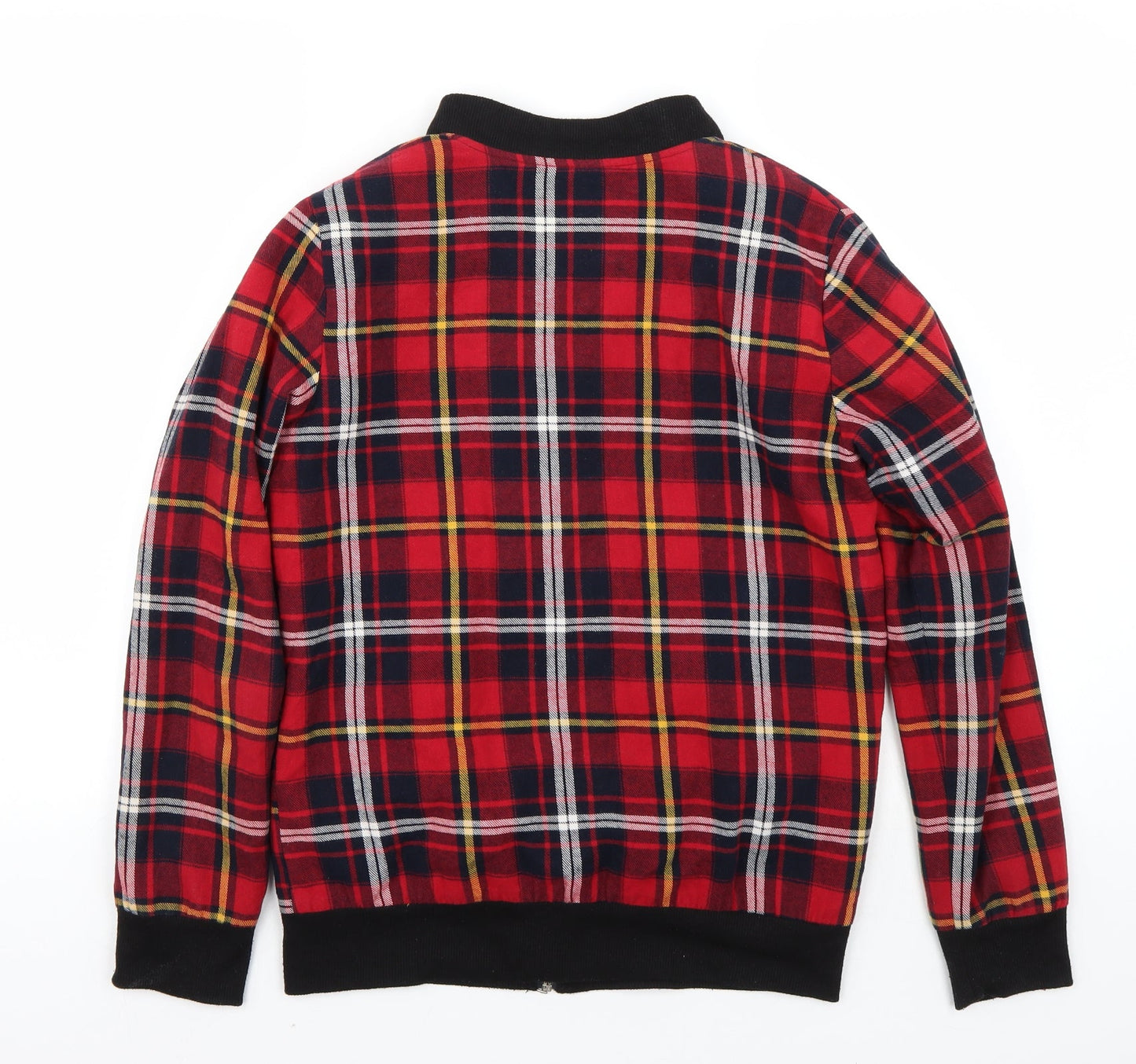Cutie Womens Red Check  Jacket Coat Size 8