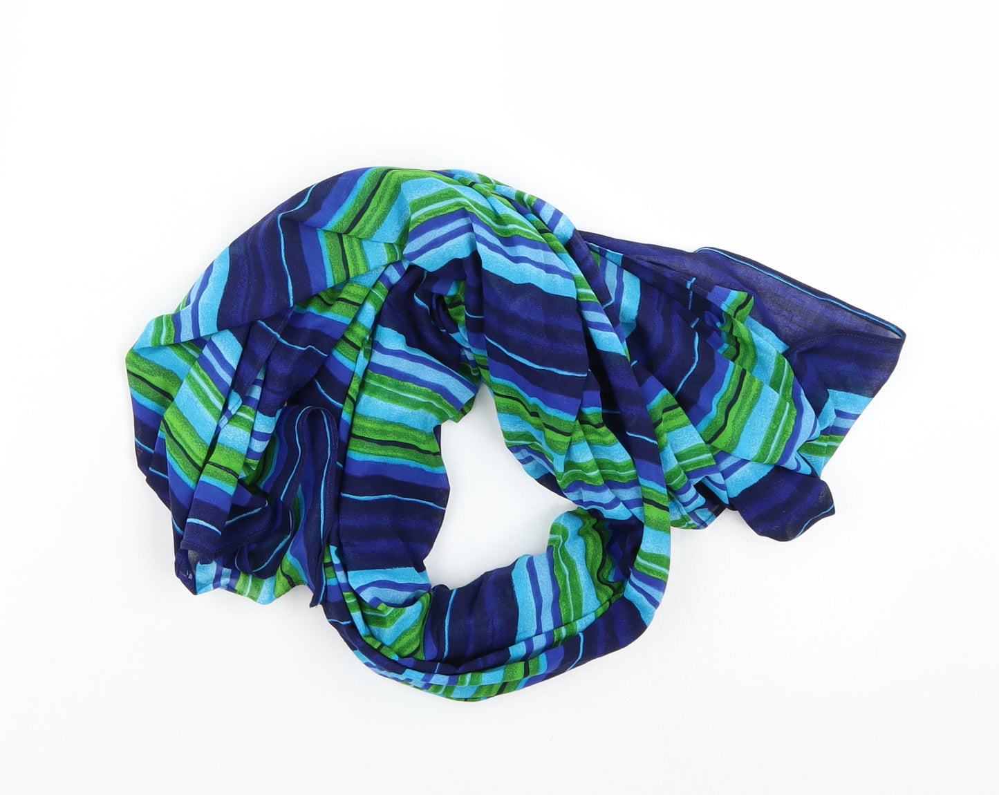 Preworn Womens Blue    Scarf