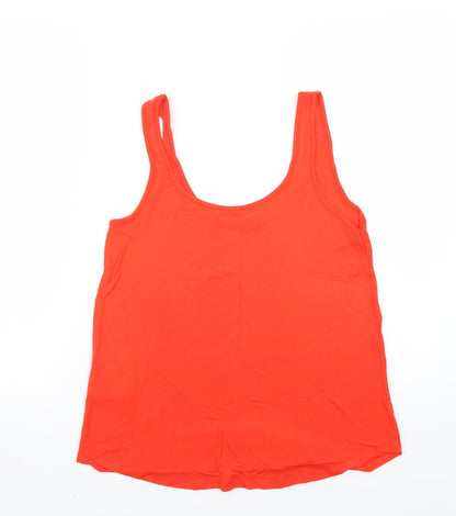 Preloved Warehouse Womens Orange   Basic Tank Size 8 - Back