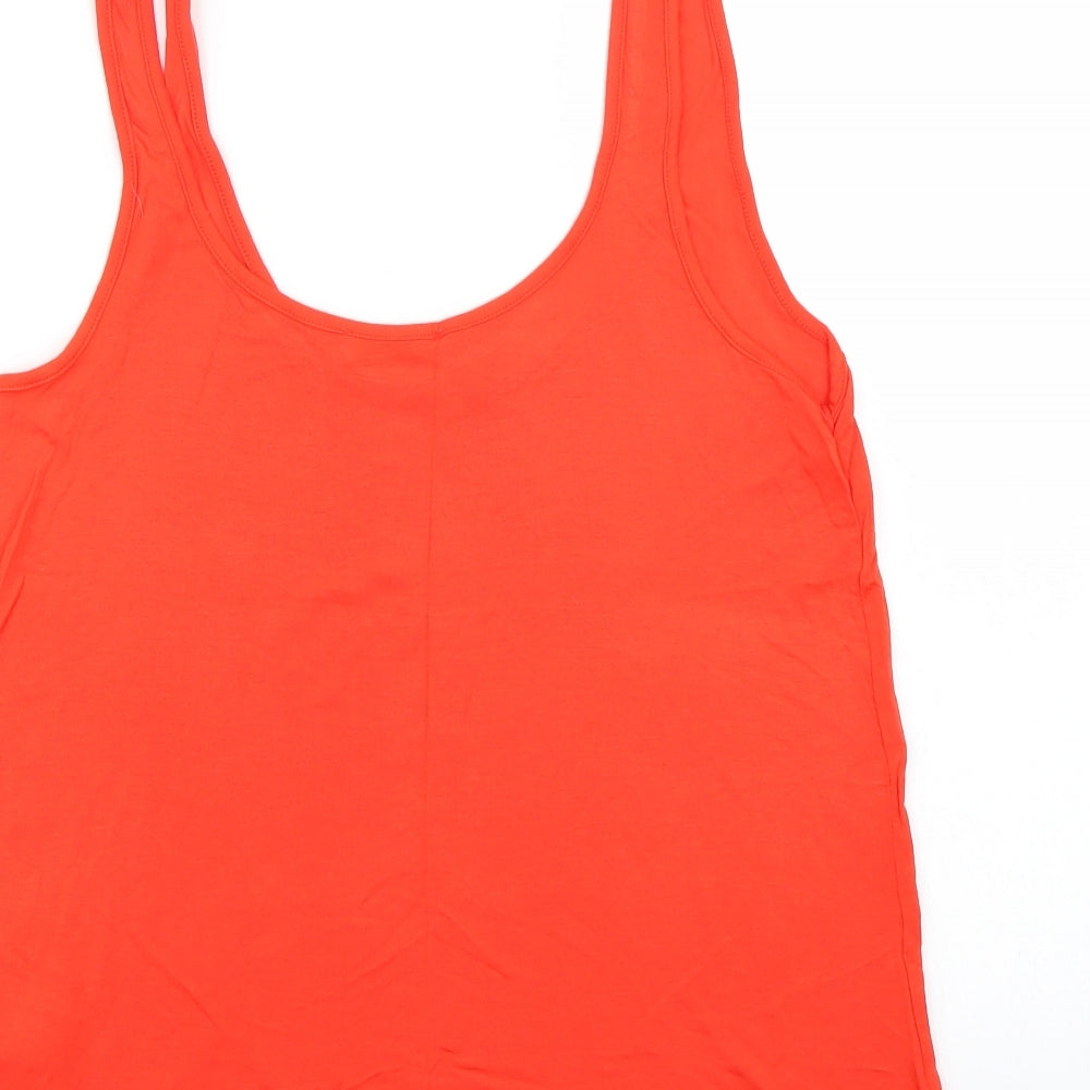 Warehouse Womens Orange   Basic Tank Size 8