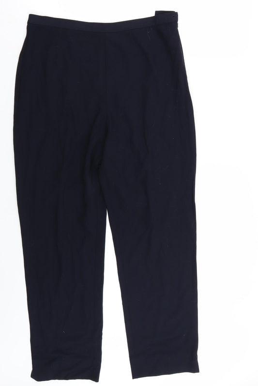 Marks and Spencer Womens Blue   Trousers  Size 16 L28 in