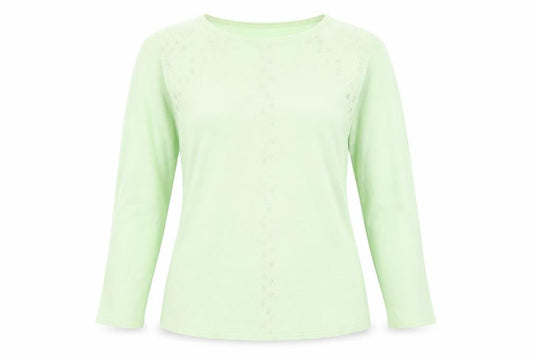 Karen Scott Womens Green   Basic T-Shirt Size S