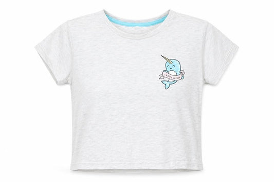 New Look Girls Grey   Basic T-Shirt Size S