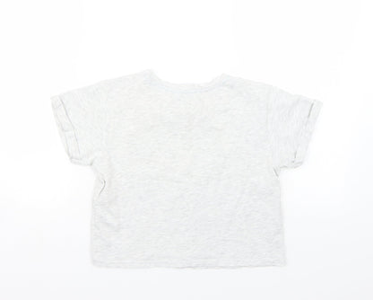 New Look Girls Grey   Basic T-Shirt Size S