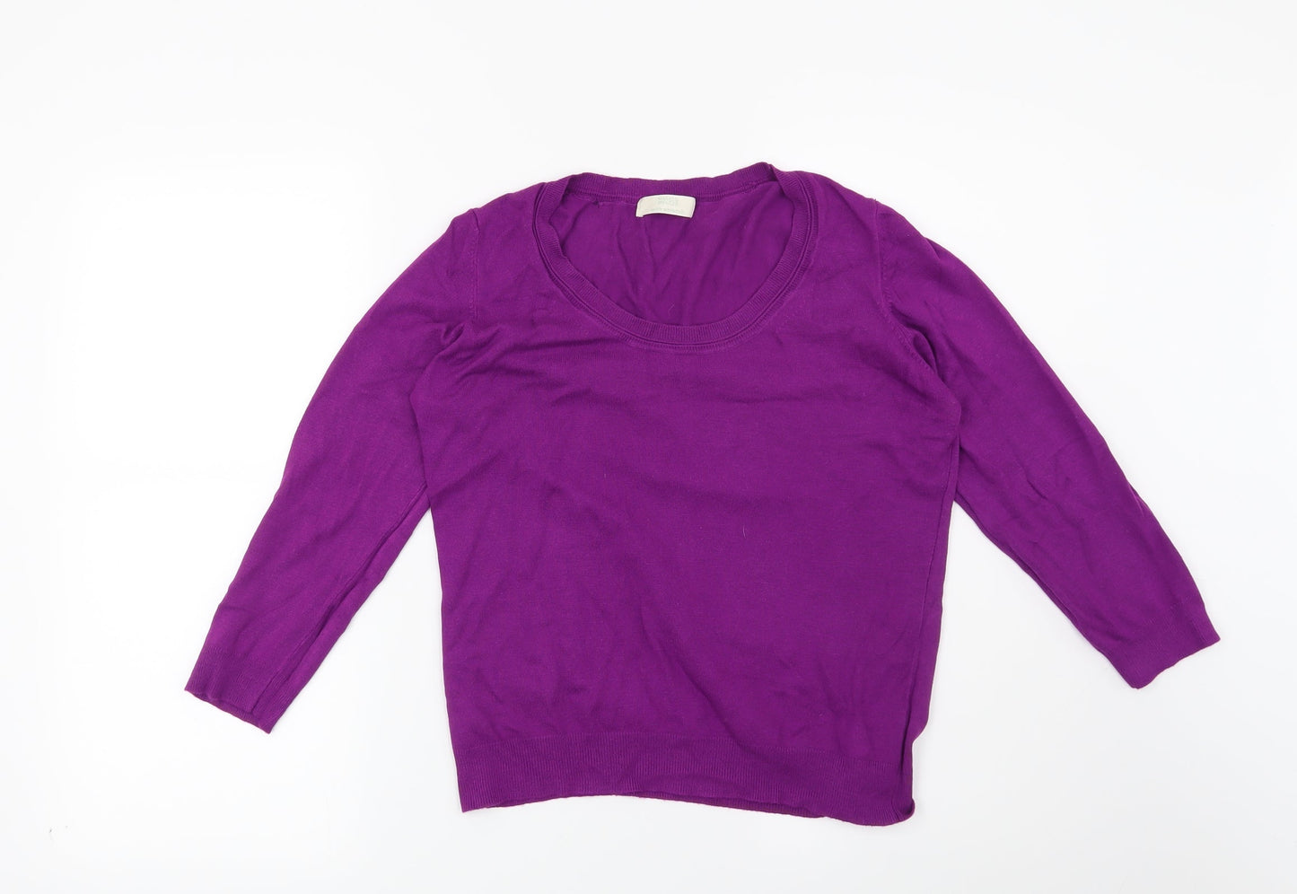 Marks and Spencer Womens Purple   Pullover Jumper Size 14